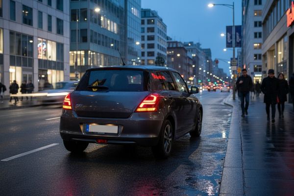 Suzuki Rückleuchten an Auto